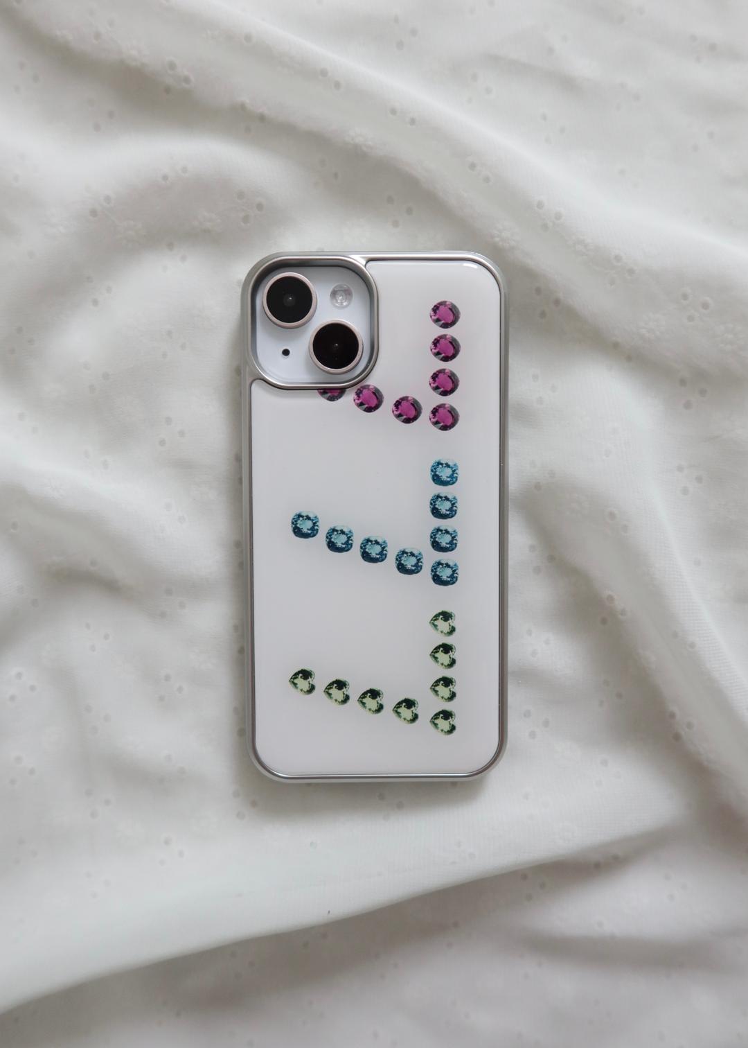 Lucky 7 silver epoxy case