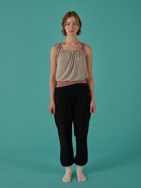 Soft Modal Jogger Pants - Black