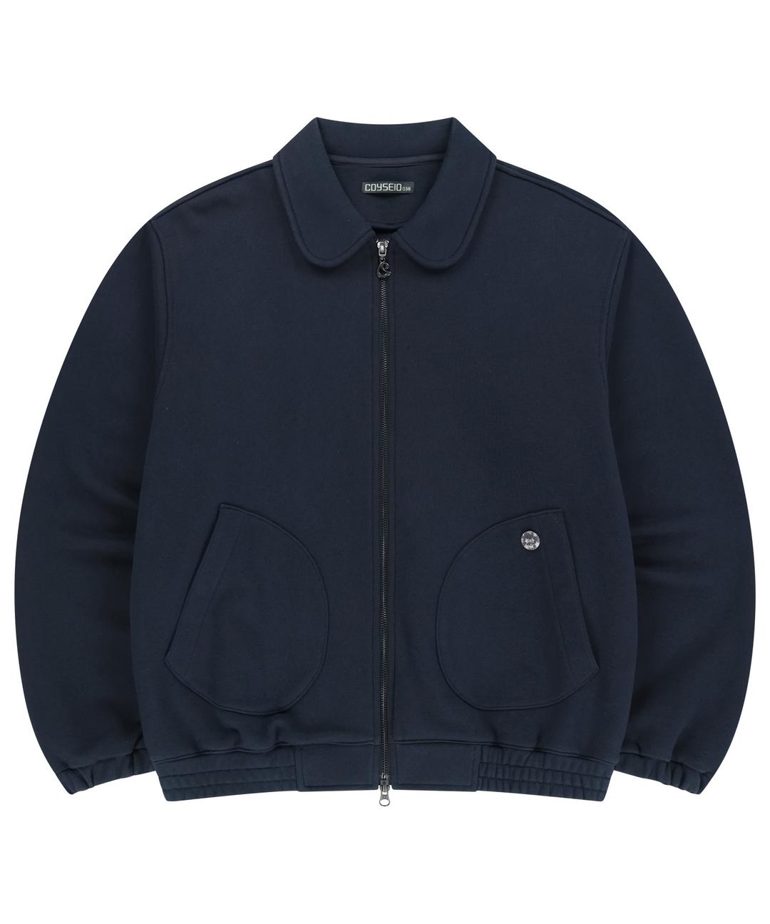 038 ROUND TRACK ZIP-UP NAVY