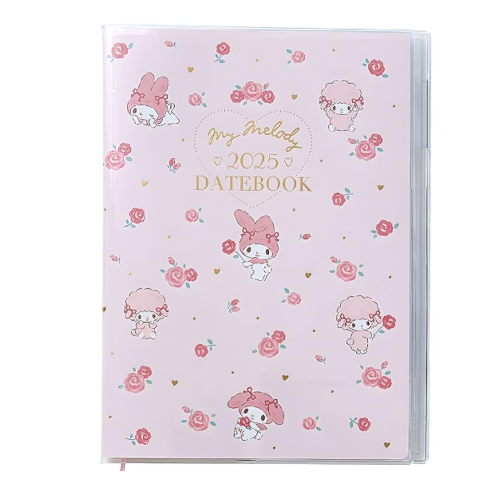 일본 산리오 마이멜로디 2025 다이어리 스케쥴러 A5 월간 주간 다이어리 데이트북