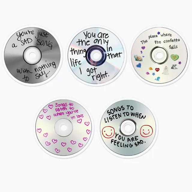 (아크릴톡) 감성 CD 그립톡 뮤직 투명 아크릴톡 스마트톡
