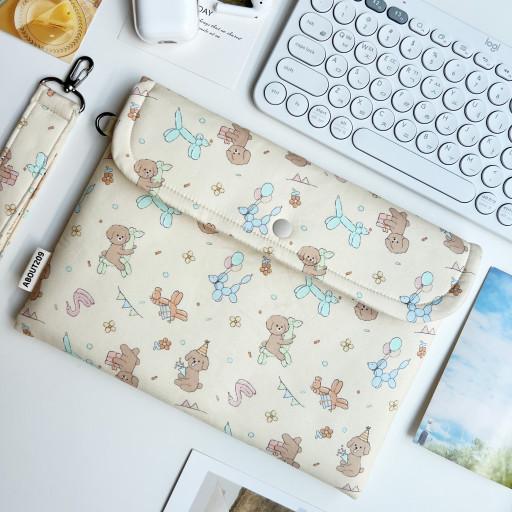 <사이즈주문제작가능>디어비숑 아이패드/노트북 파우치