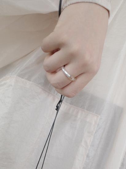 에프터먼데이 클리어 믹스 실버 링