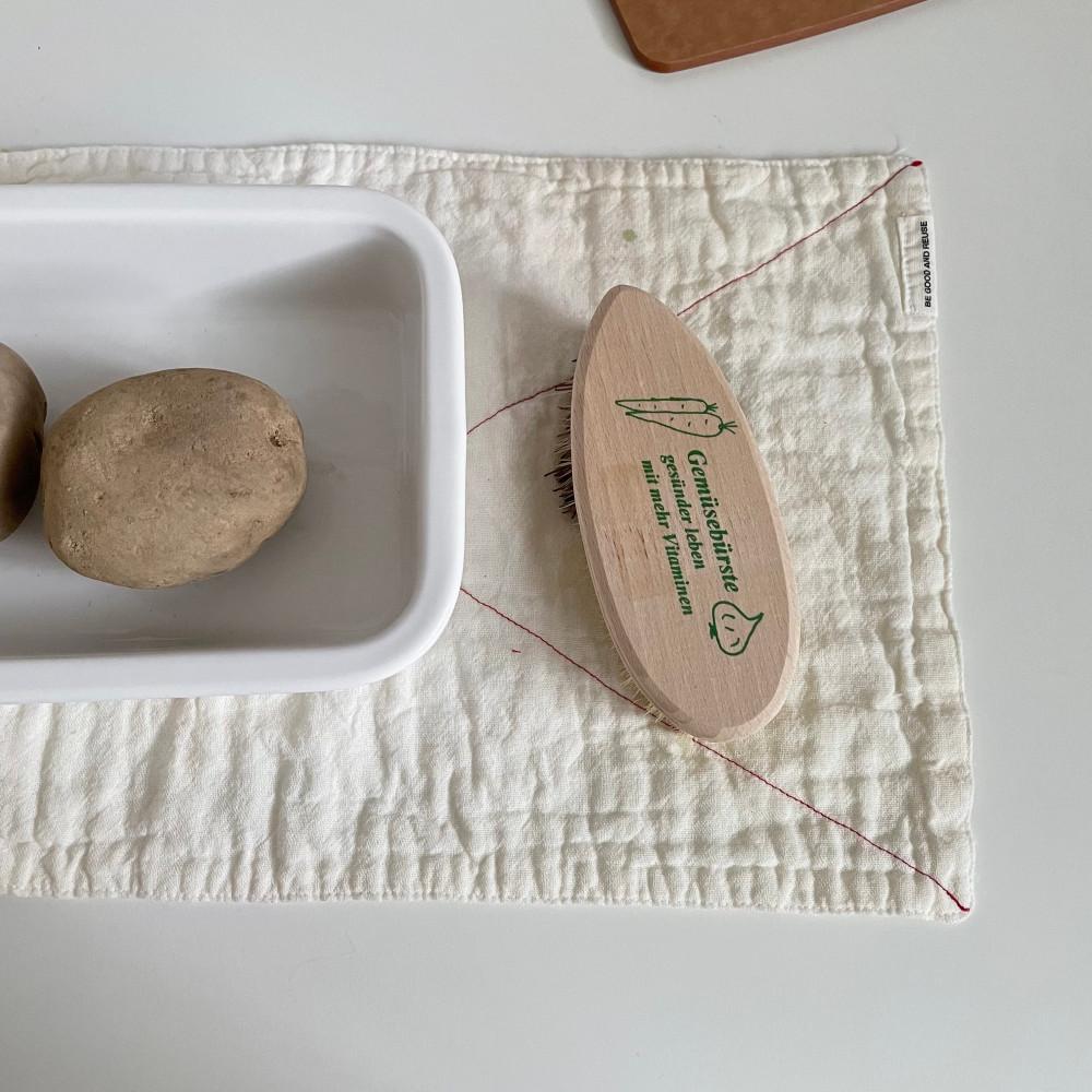 )4겹 소창행주 무형광 제로웨이스트 강화소창 친환경행주 키친크로스