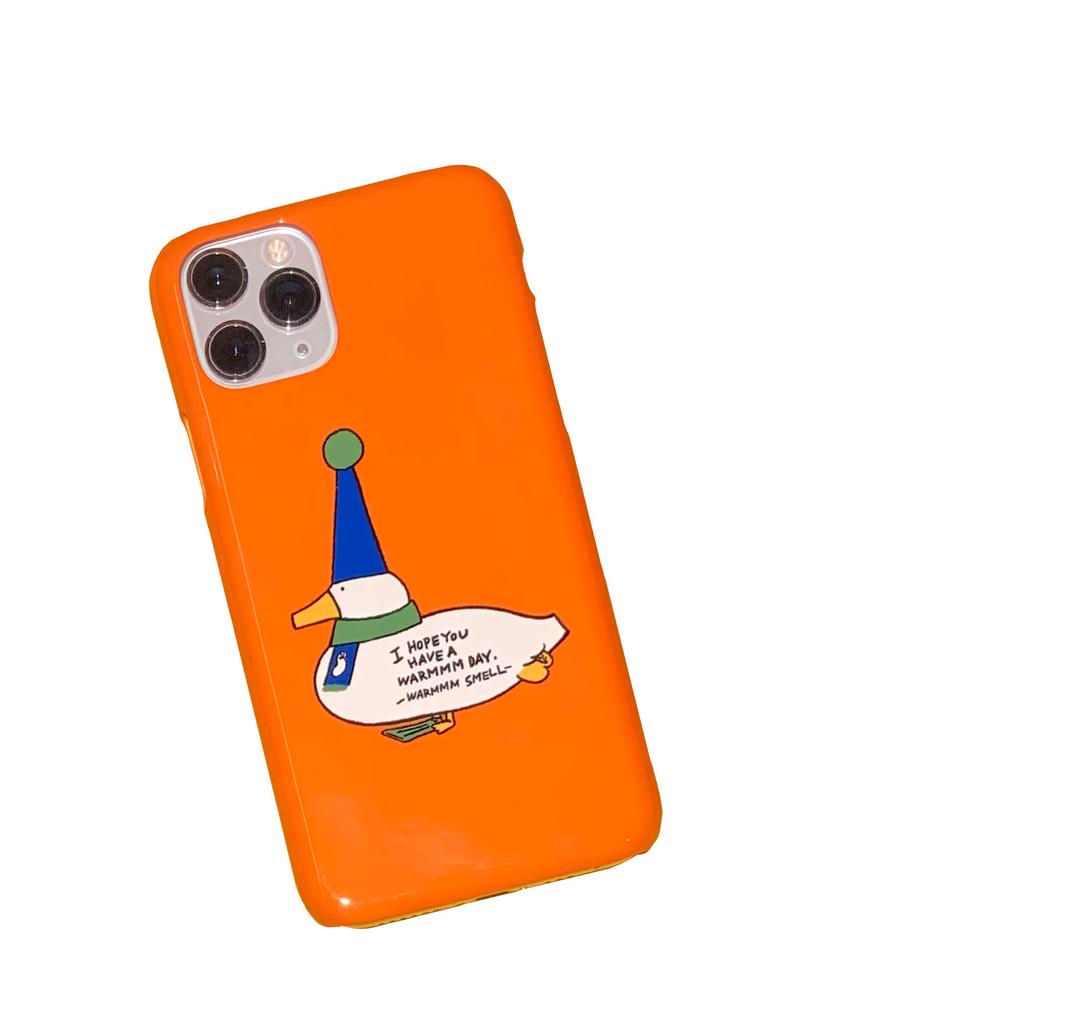 WARMMM DAY PHONECASE_[ORANGE]