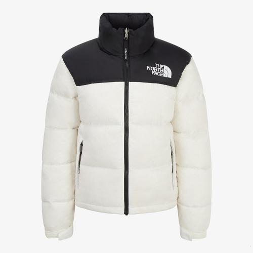 NJ1DR95C 여성 1996 레트로 눕시 자켓 WHITE