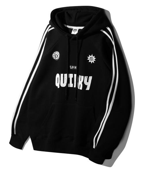 앨빈클로(ALVINCLO)  [컬러추가]쿼키 오버핏 트랙 후드티 AVH651 (4 COLOR) - 사이즈 & 후기 | 무신사