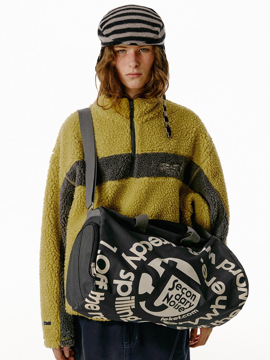 Off The Record Gym Bag Charcoal