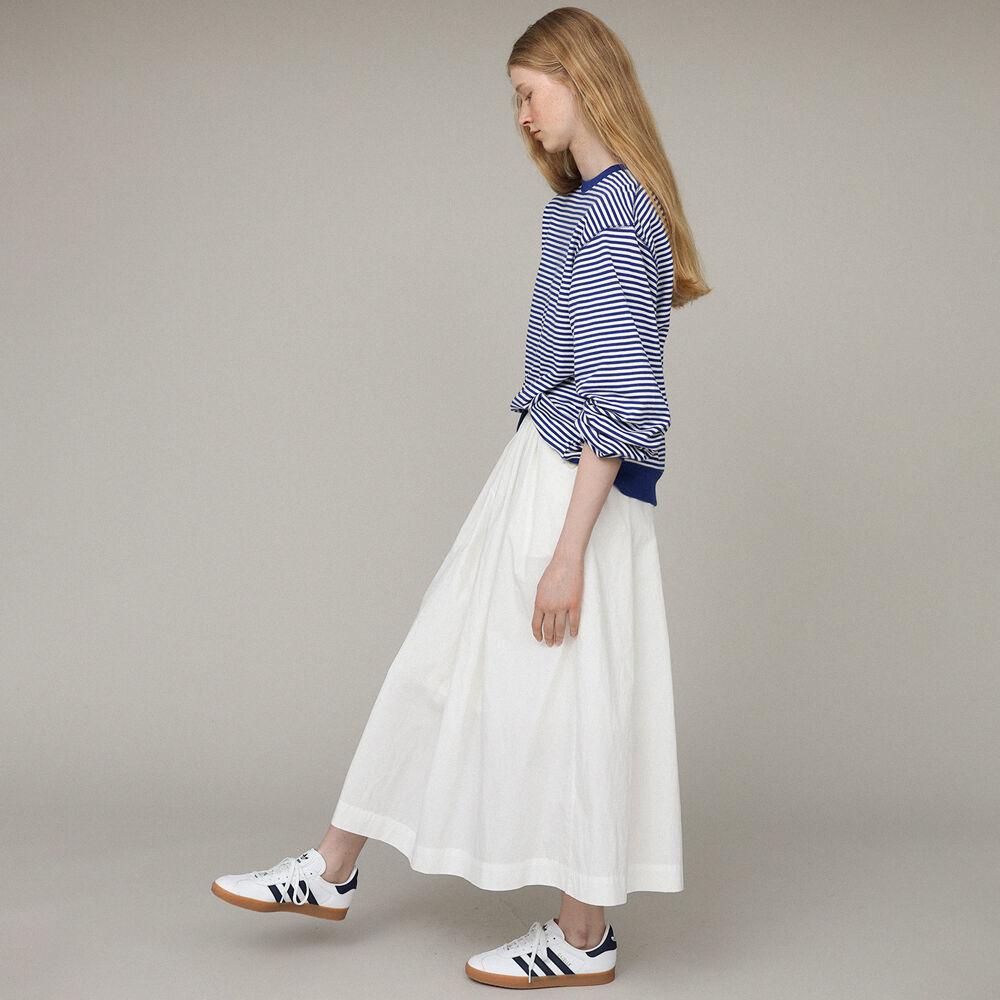[3rd] Biddy pleated skirt_off white