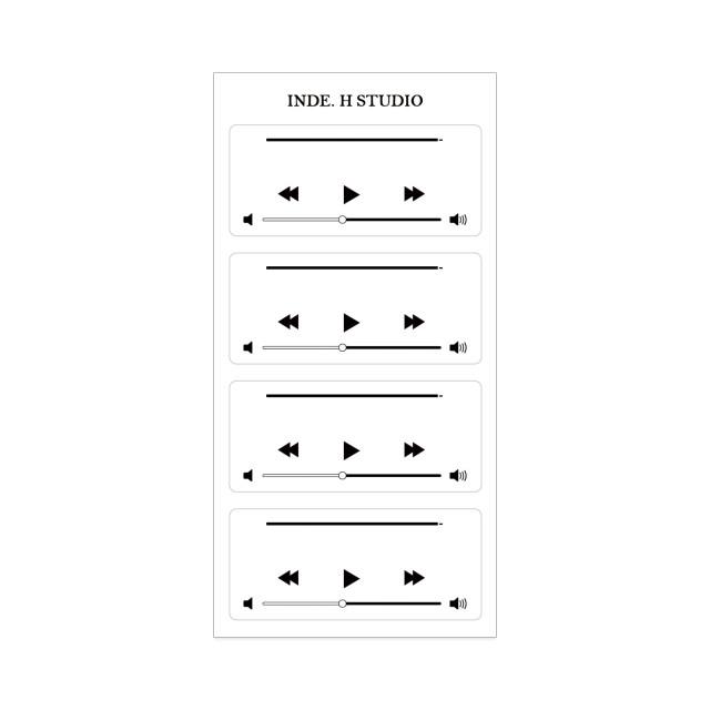 Music Player Sticker