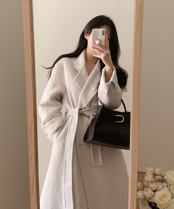 퍼빗 [wool70] 메종드 핸드메이드 코트 - 2color