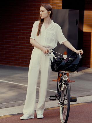 [Drama Signature] Pleated Semi-Wide Trousers_3color