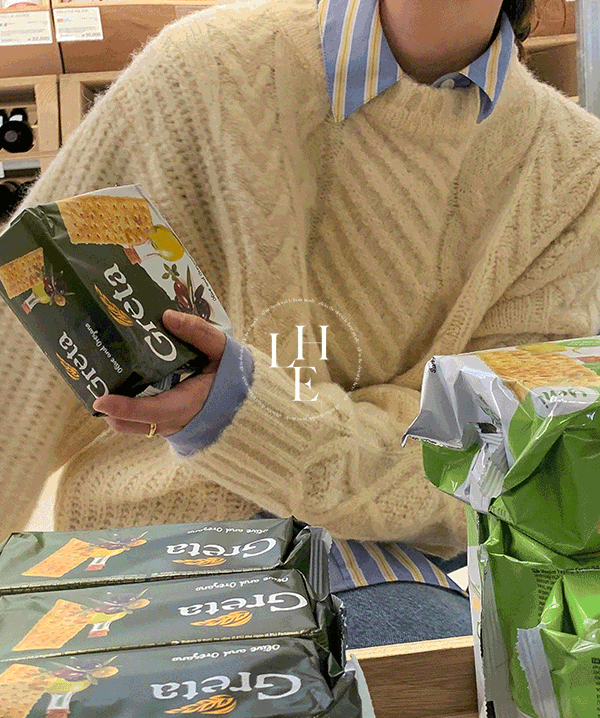 르헤르 [단독] [Lè made] 르코지 케이블 울니트 (2colors)