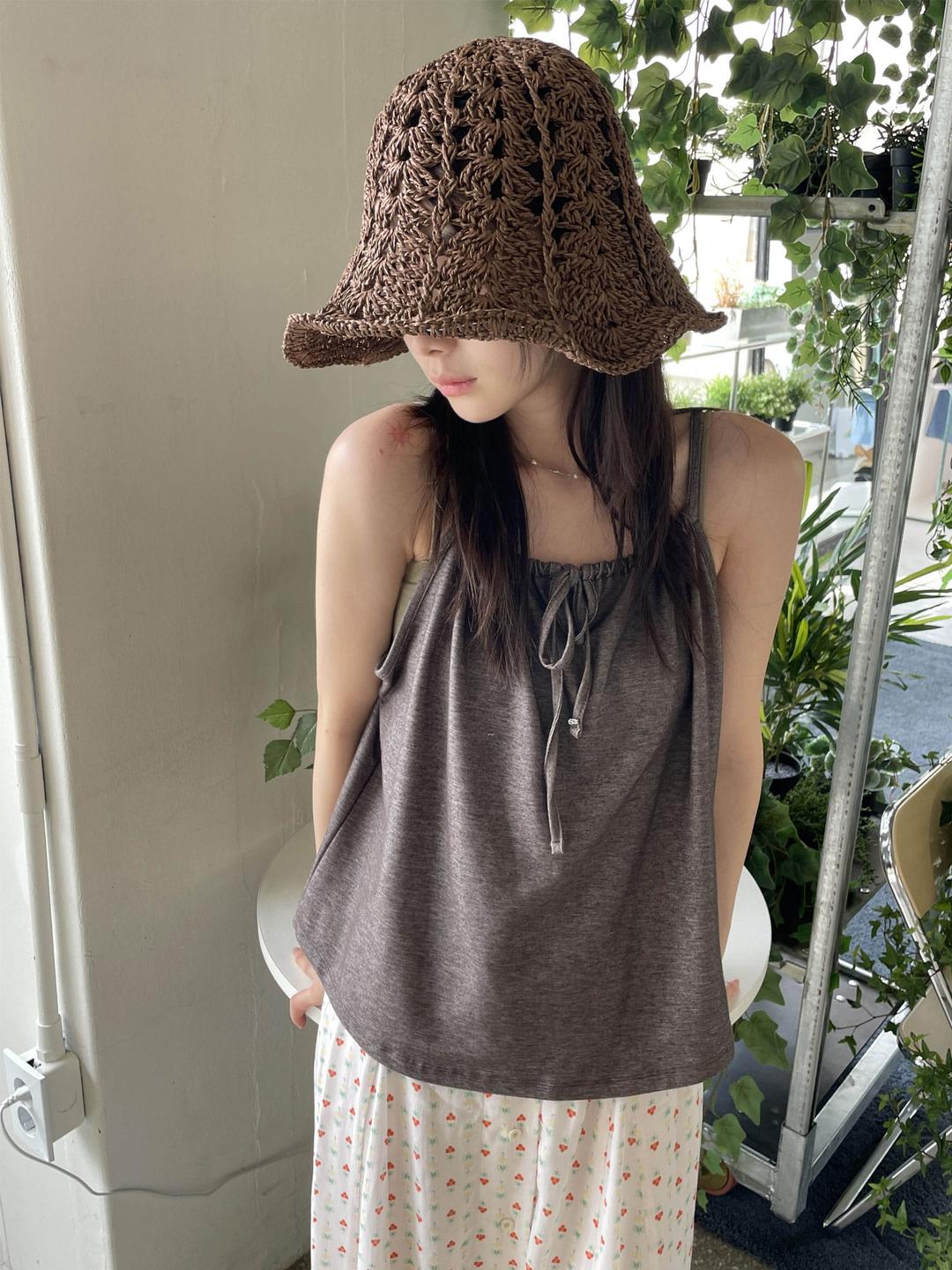 22 shirring sleeveless