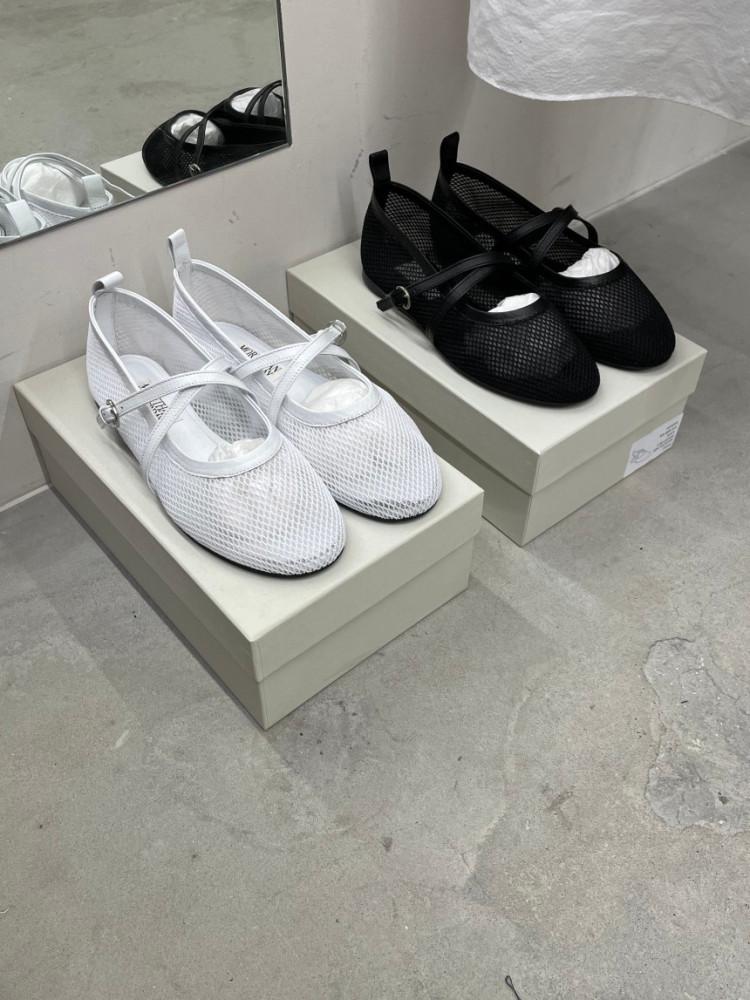 수제화 / 모어댄예스터데이 매쉬 플랫 슈즈 2color