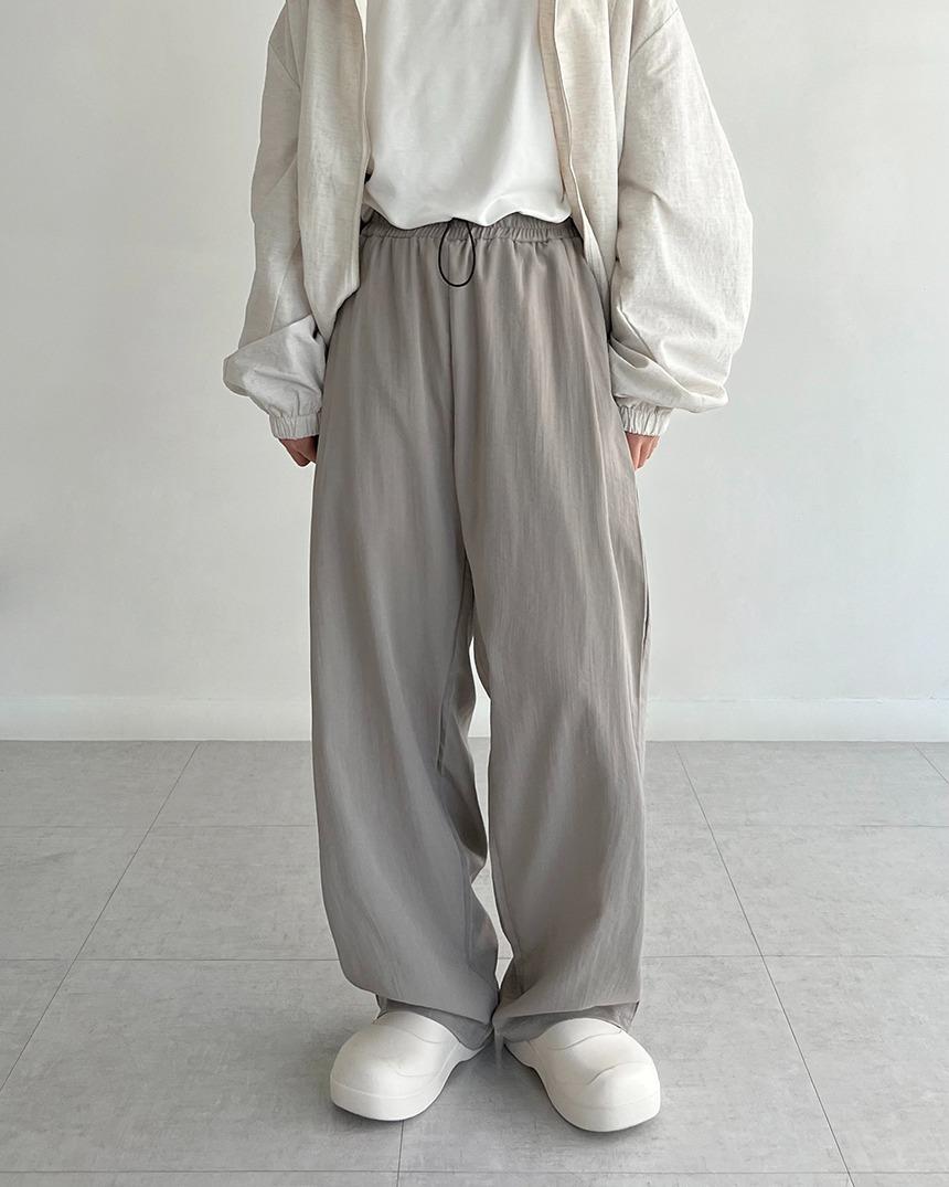 [unisex] 코지 린넨 핀턱 와이드 슬랙스 (3color)