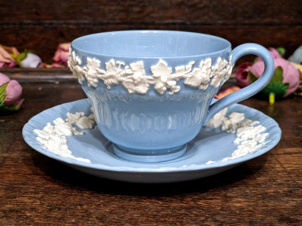 영국앤틱 찻잔 웨지우드 퀸즈웨어 Wedgwood Queensware  듀오