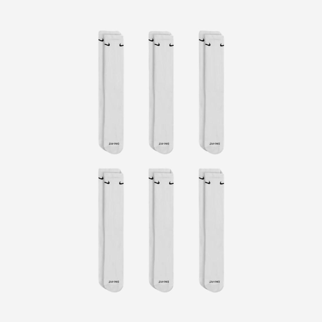 Nike Everyday Cushioned Training Crew Socks White (6 Pack/Korean Ver.)