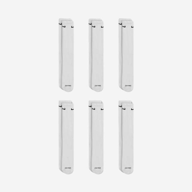 Nike Everyday Cushioned Training Crew Socks White (6 Pack/Korean Ver.)