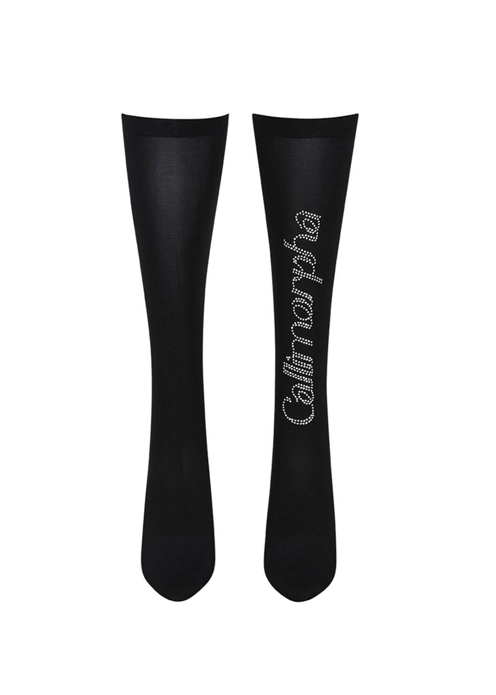 Cristal knee socks (Black)