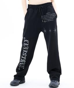 MZ STAR GLITTER PANTS(BLACK)
