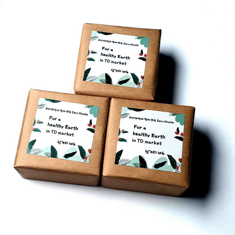 티디마켓 주방 설거지비누 고체 세제 설거지바 3개 세트 510g