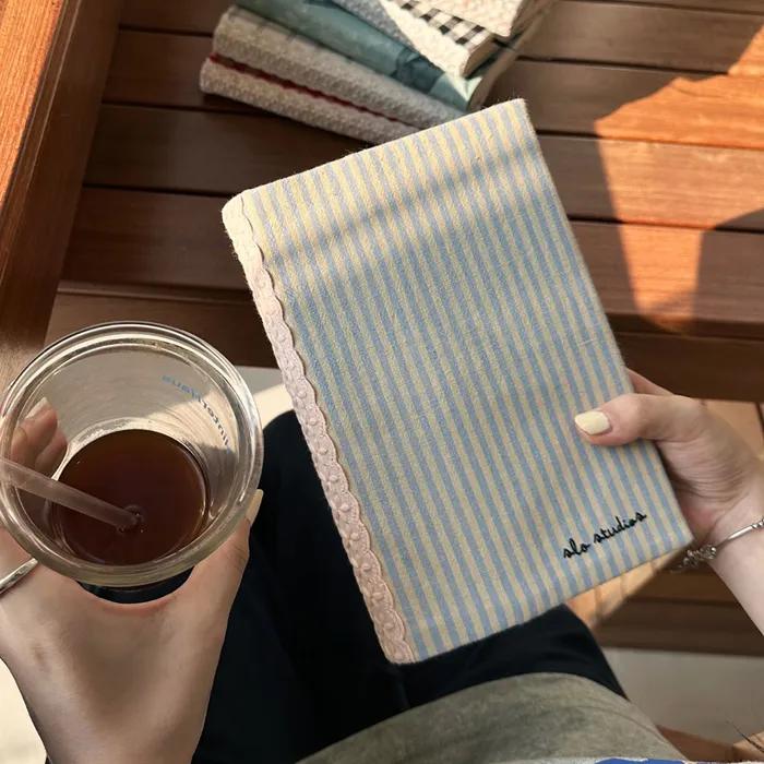 시크릿 북커버 French Blue Stripe _ 3 size