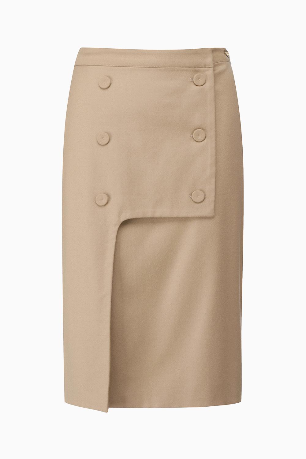 더블 울 스커트(MERINO WOOL100%)