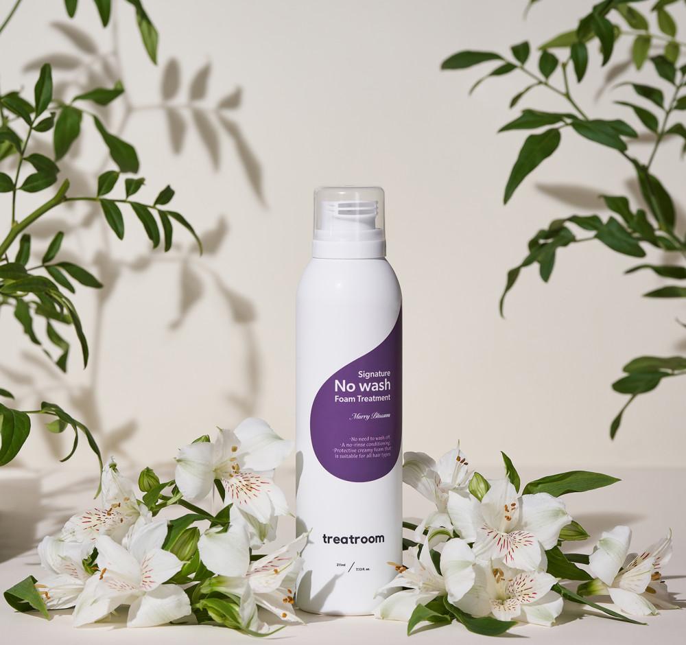 트리트룸 노워시 폼 트리트먼트 메리블라썸향 211ml