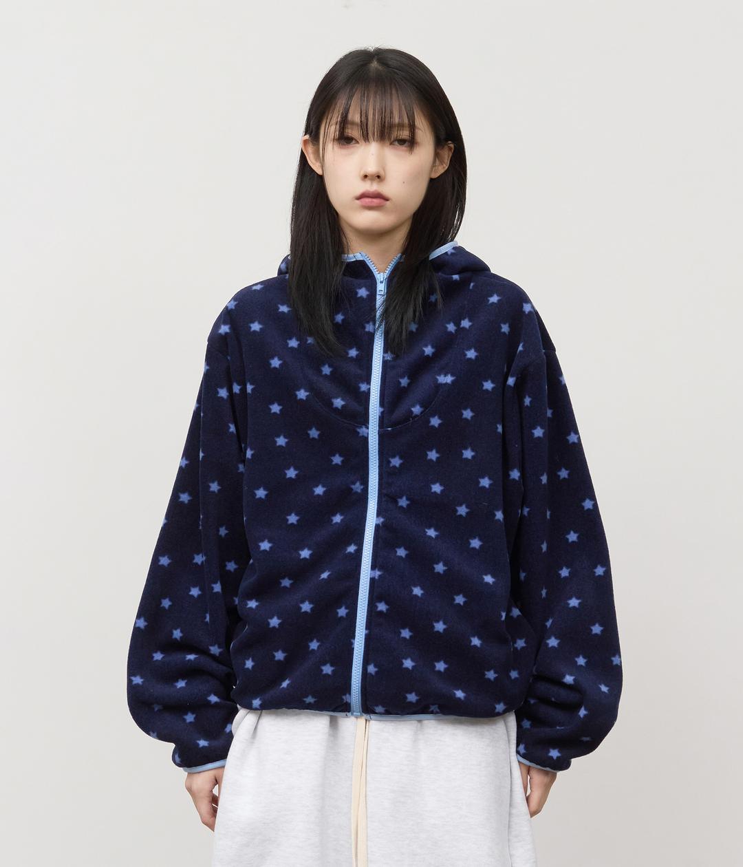 (W) Bubble Star Fleece Jumper (2color)