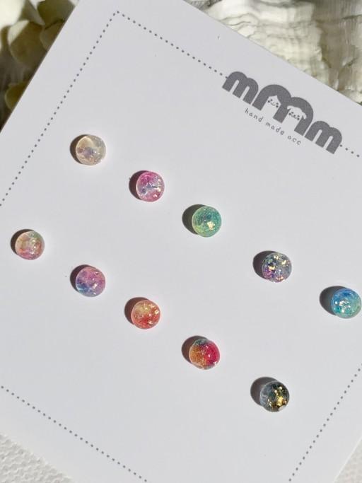 초특가🔥무알러지 퓨어 오로라 귀걸이