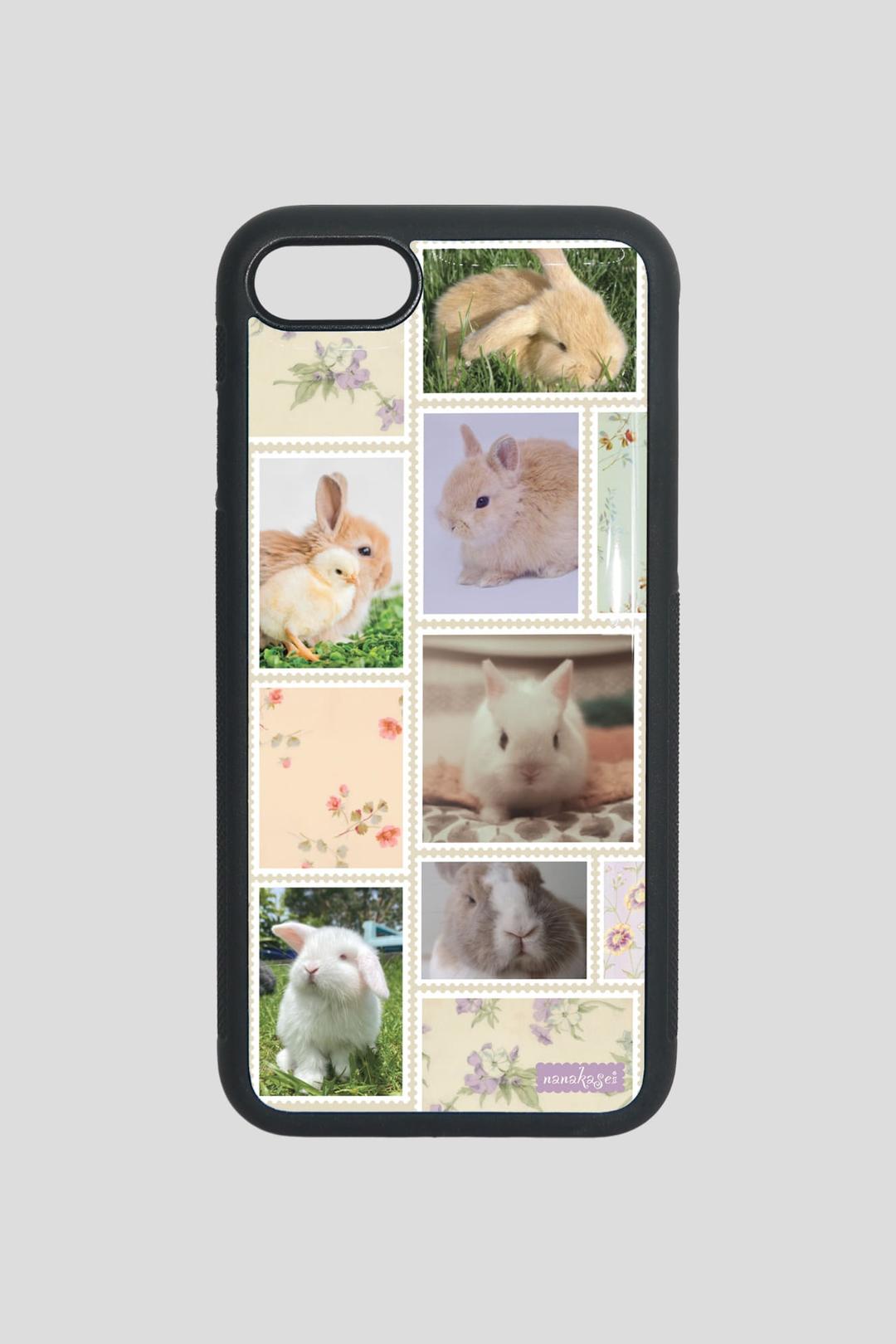 vintage bunny stamp case