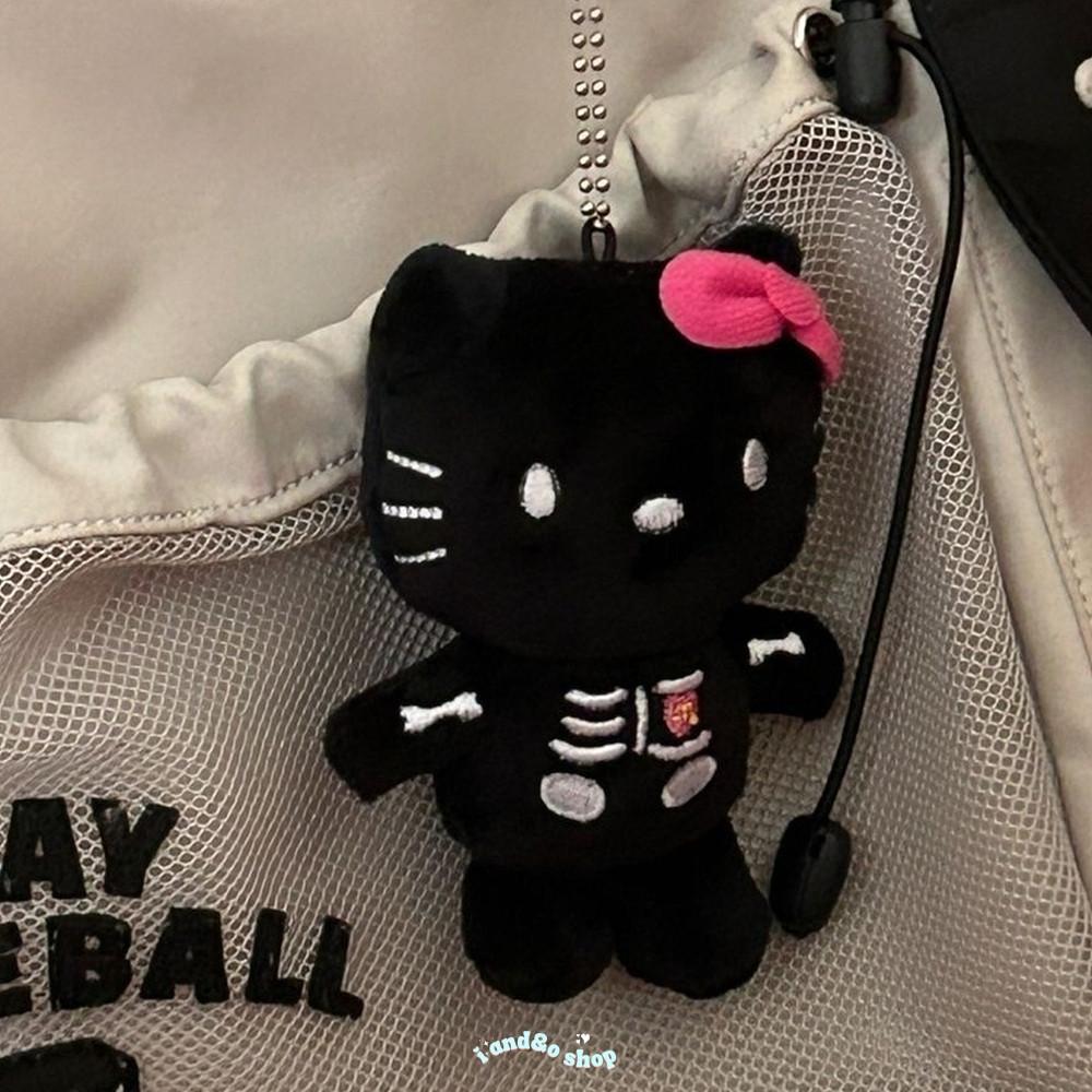 아이앤드오 스켈레톤 블랙키티 인형키링