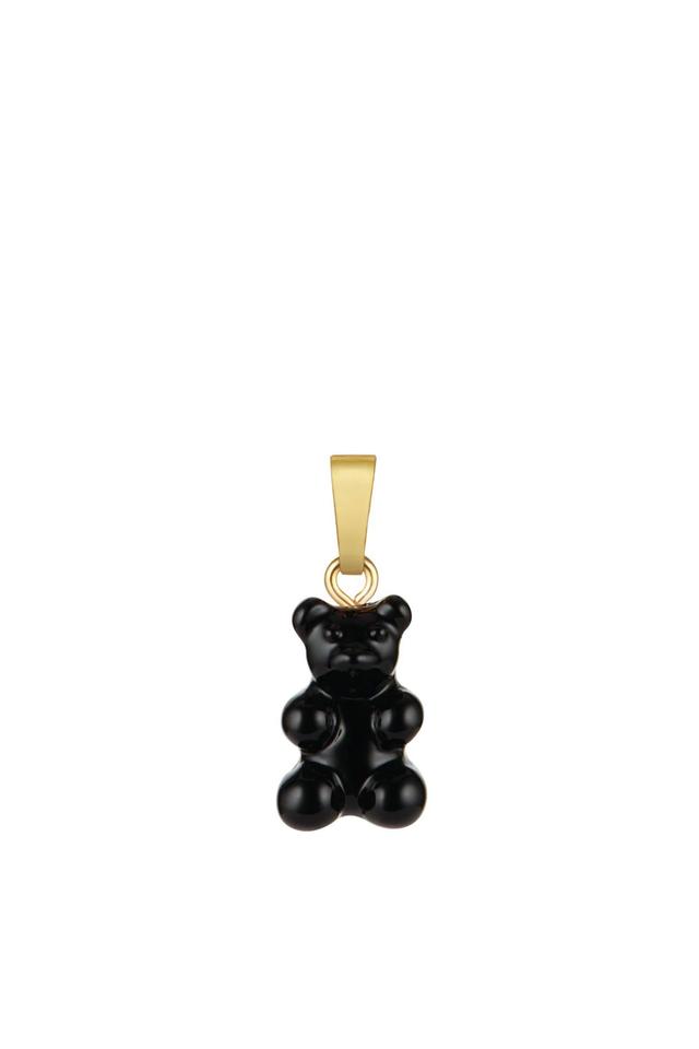 [CRYSTAL HAZE] Nostalgia bear Classic connector - Black (Gold)