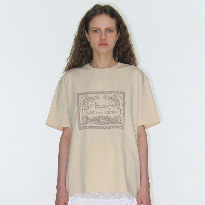 Palette Couleurs Printing Top - Cream
