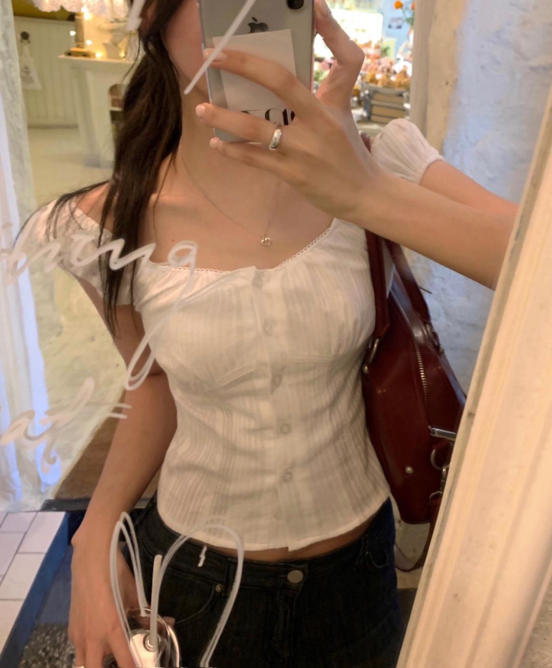 온즈 [ONZE] Siena blouse (White)