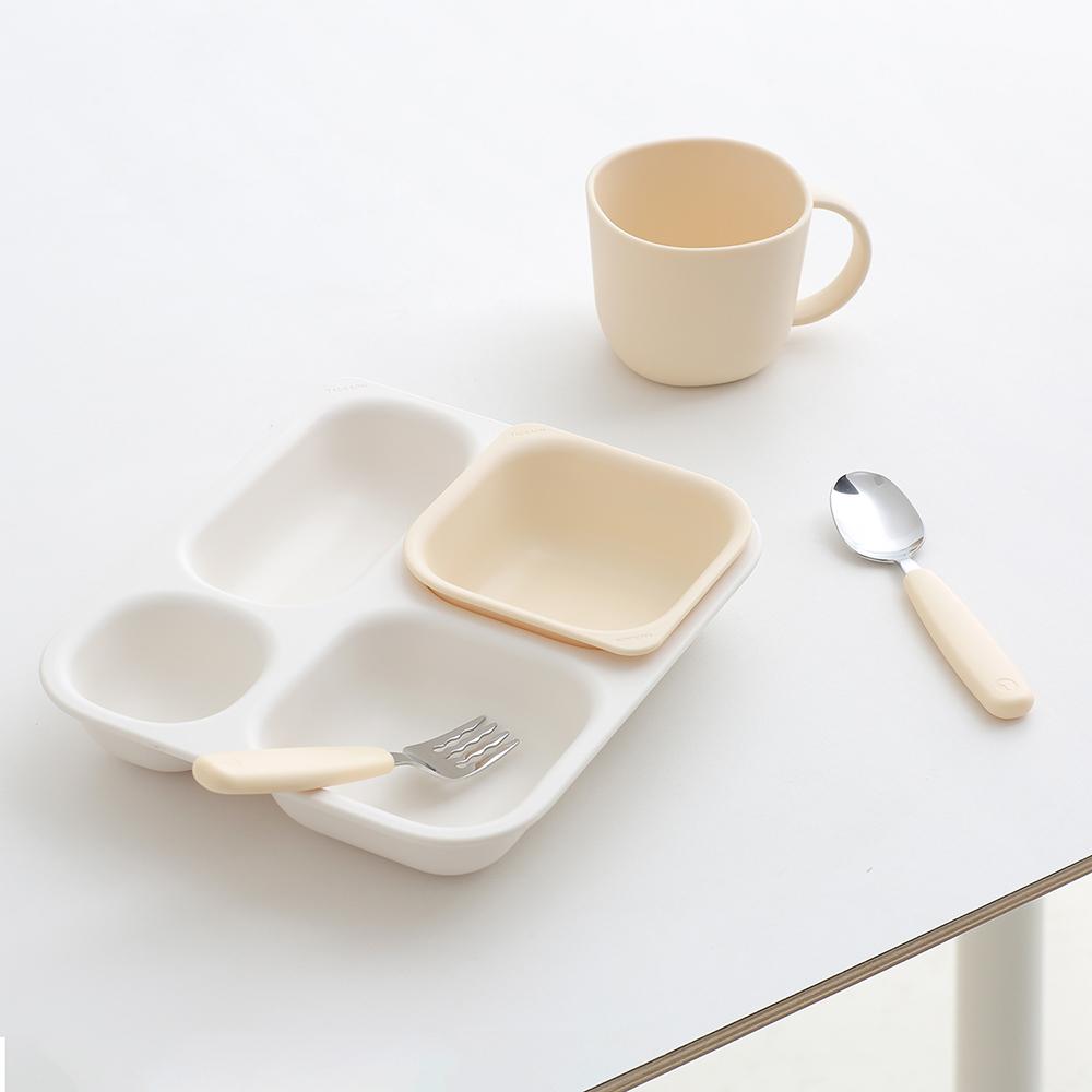 네모 에코젠 유아 4구식판+전용 볼 SET