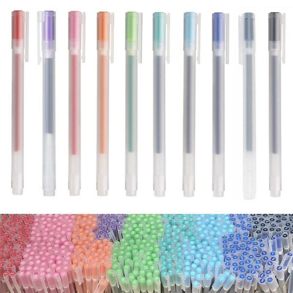 무인양품 무지 볼펜 캡식 0.38mm 0.5mm 0.7mm 젤 잉크 캡식 볼펜