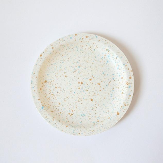 Splatter Dish - Blue/Orange