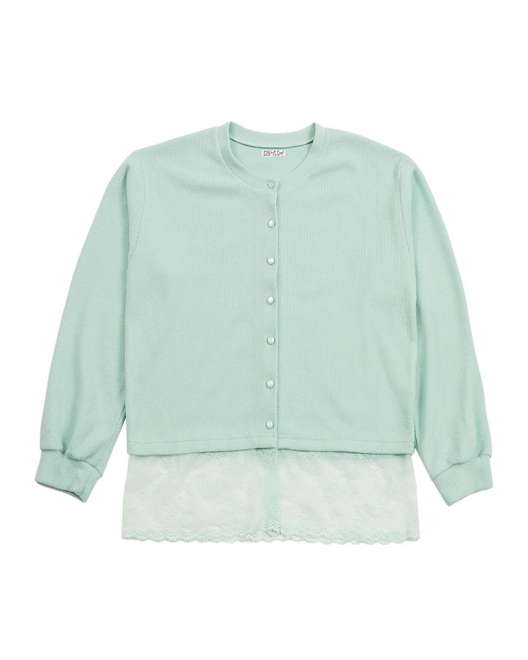 Lace Cardigan Mint