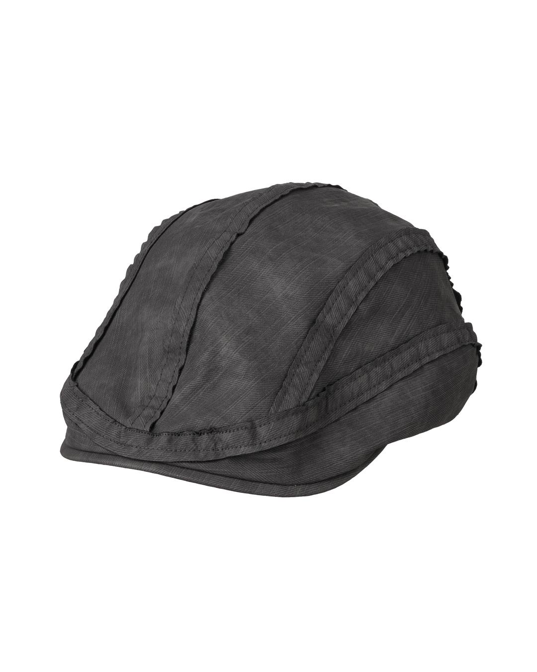LEATHER HUNTING CAP [CHARCOAL]