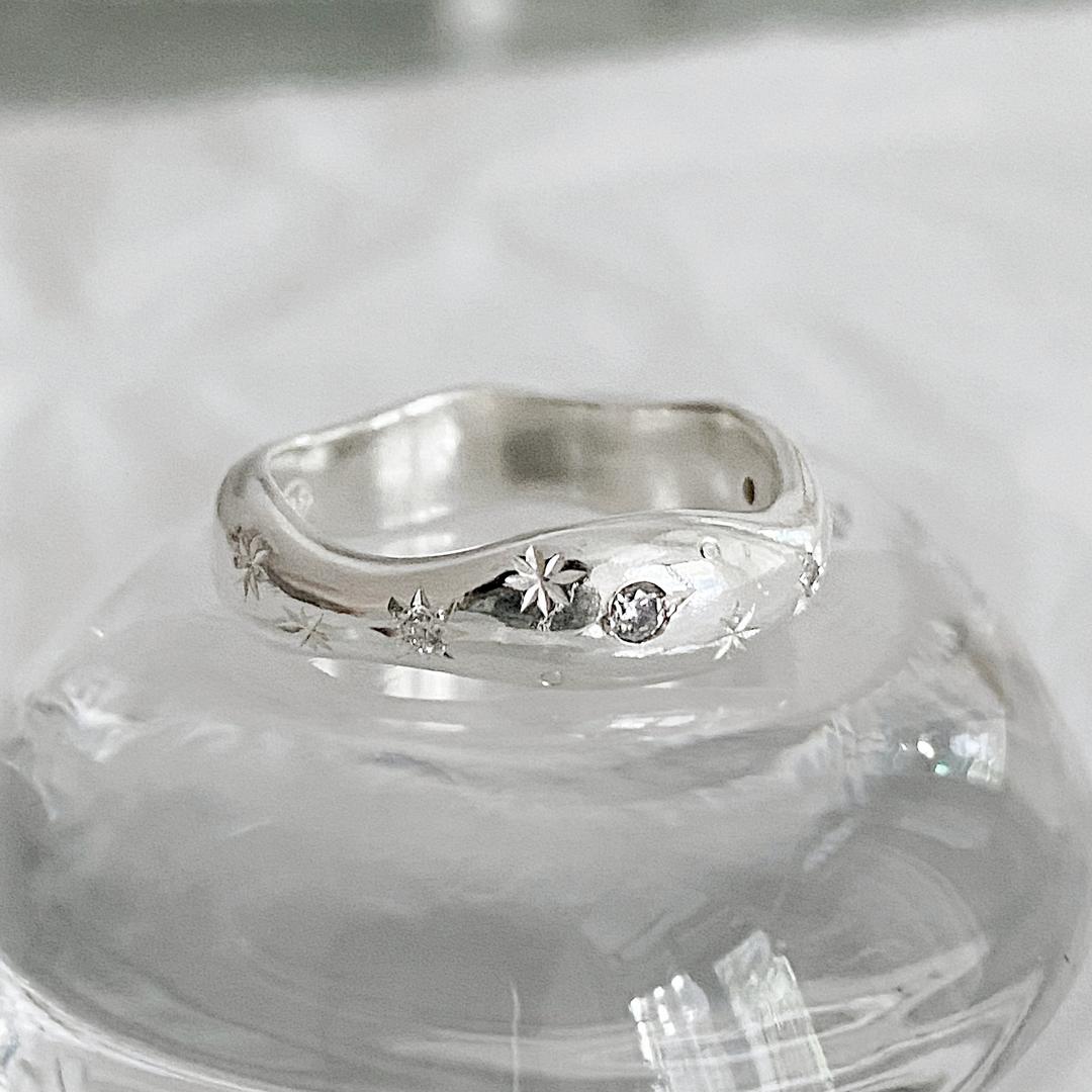 Milky Way Silver Ring II