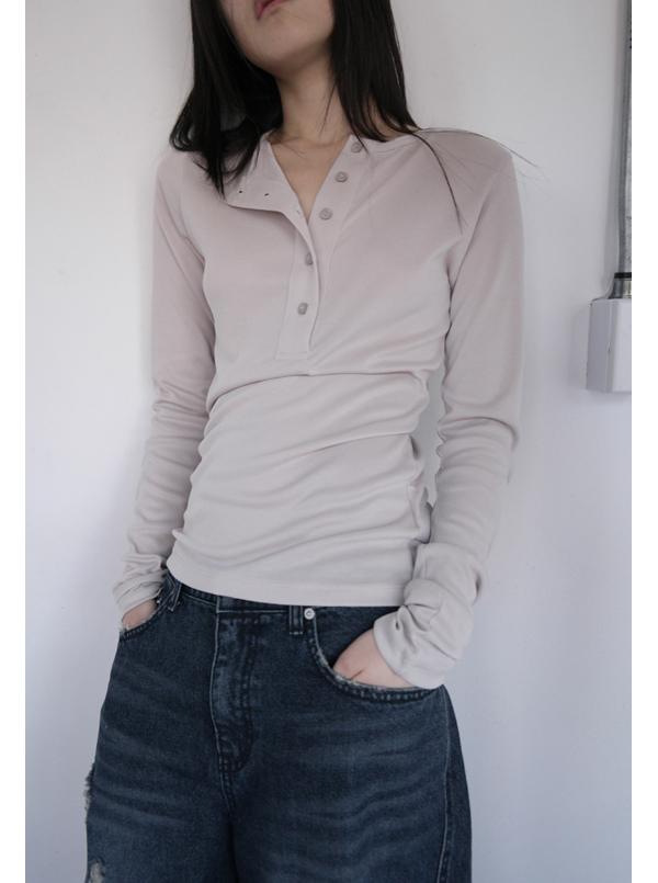 모달 베일 버튼 티 (3c)