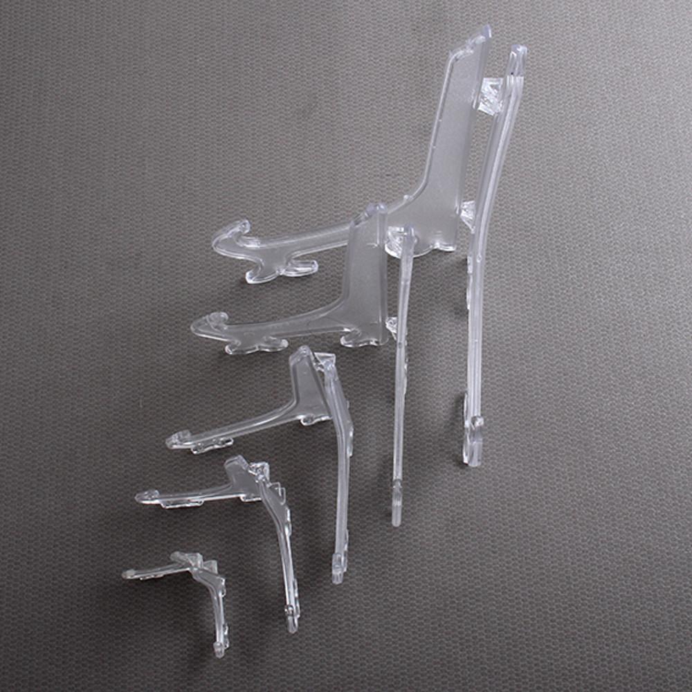 액자받침 10.5cm 소 1개 투명 액자 받침대 거치대 사진 장식품 만들기 꾸미기 켄버스