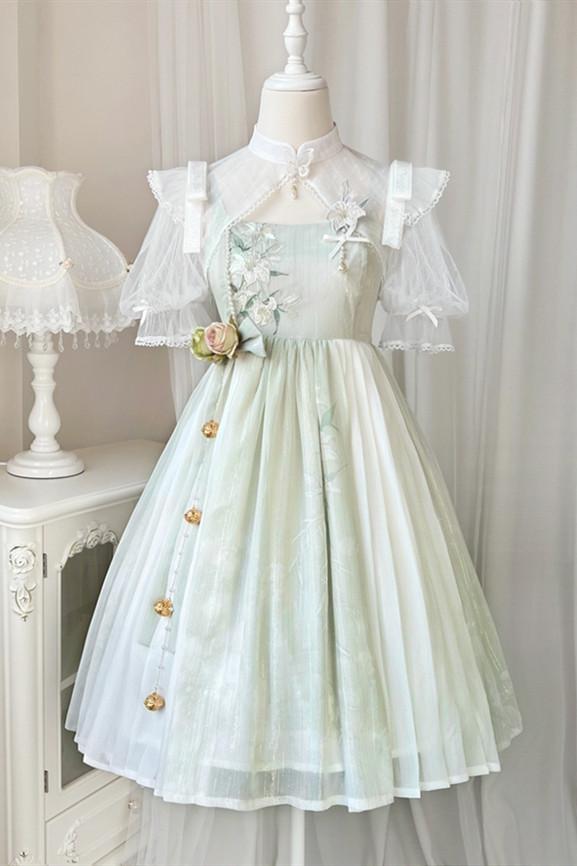 Wind Sways Lily Lolita Jumper Dress and Bolero