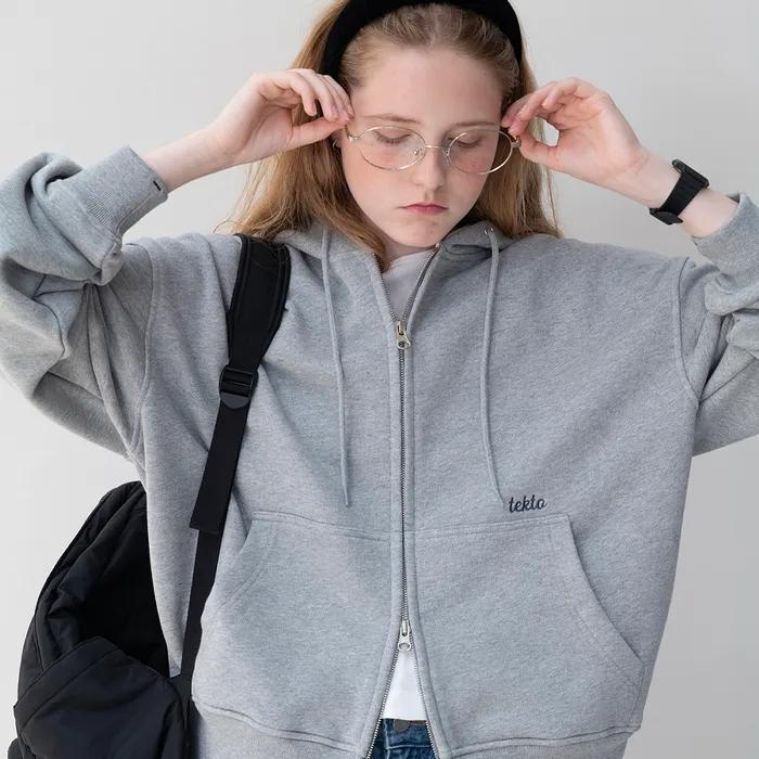 [8th_11/21 예약배송] Pico hood zip-up_grey