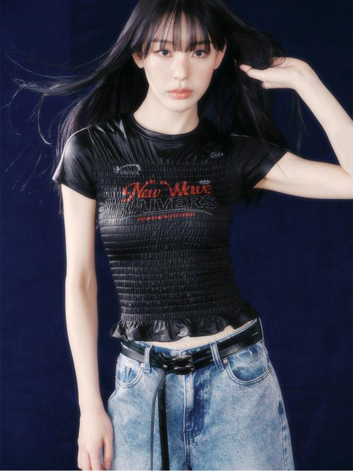 Smoking Lettering T-Shirt VW5ME615_2color