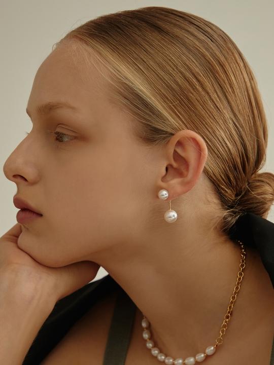 [손예진,태연,미주 착용][silver925]graceful earring