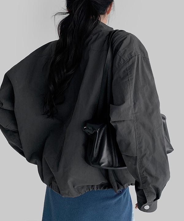 매니크 라이드 오버핏 하이넥 야상 점퍼