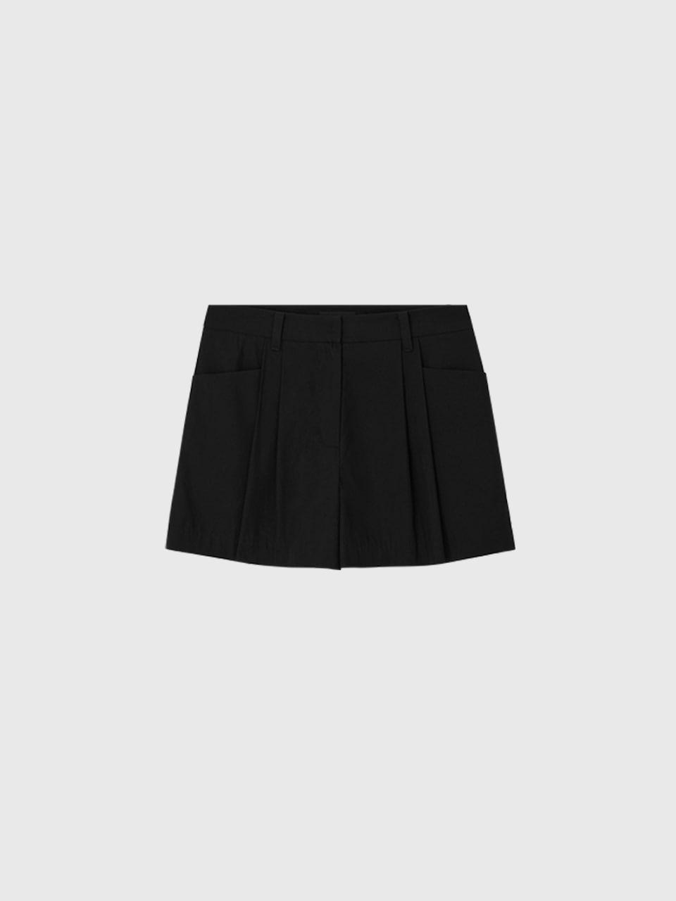 틸리아 투 턱 팬츠_블랙